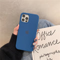 iPhone Liquid Silicone Case Cover ( COBALT BLUE )