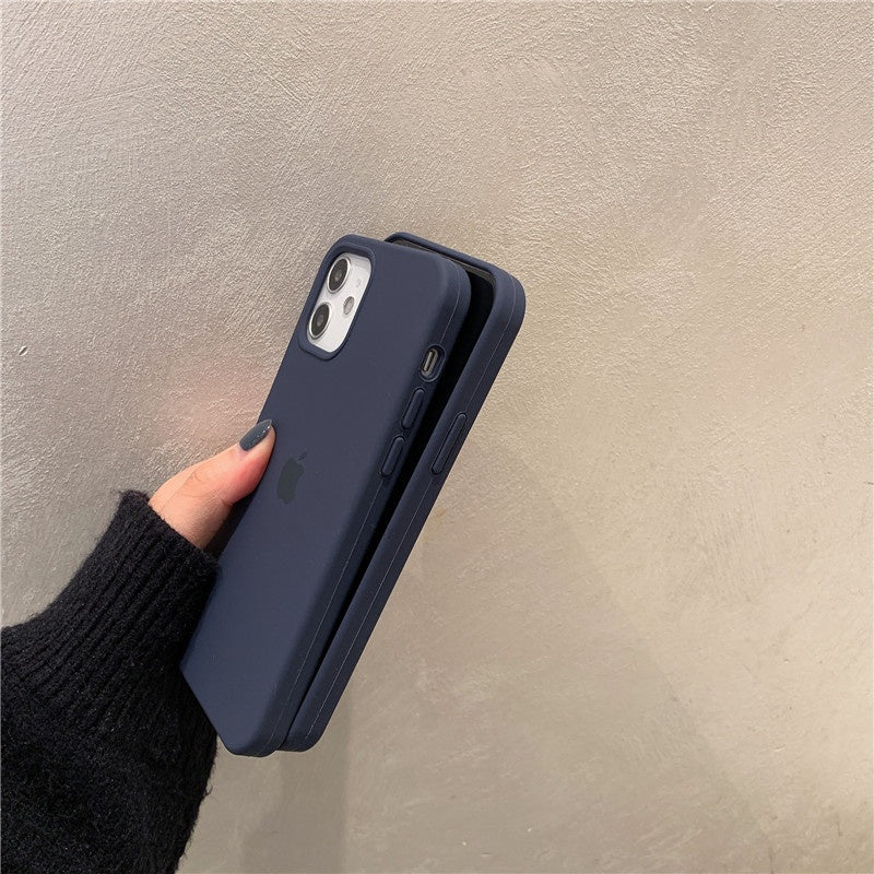 iPhone Liquid Silicone Case Cover ( PACIFIC BLUE )