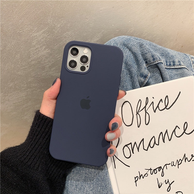 iPhone Liquid Silicone Case Cover ( PACIFIC BLUE )