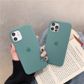 iPhone Liquid Silicone Case Cover ( PINE GREEN )