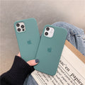 iPhone Liquid Silicone Case Cover ( PINE GREEN )