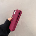 iPhone Liquid Silicone Case Cover ( PLUM )