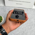 iPhone Luxury Brand FD Premium Case Cover Brown