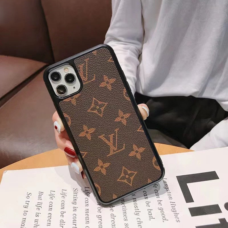 iPhone Luxury Brand Phone Case ( Dark Brown )