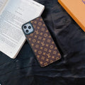 iPhone Luxury Brand Phone Case ( Dark Brown )