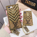 iPhone Luxury Diamond Bling Golden Trunk Phone Case