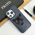 iPhone Luxury Santa Barbara Leather Savana Series Panther Back Cover