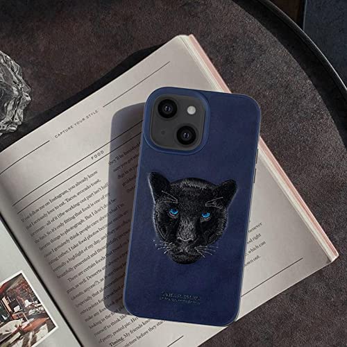 iPhone Luxury Santa Barbara Leather Savana Series Panther Back Cover