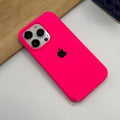 iPhone Silicone Case Cover ( Neon Pink )