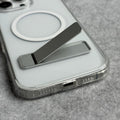 iPhone Transparent Bottom Metal Stand MagSafe Supported Case Cover