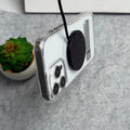 iPhone Transparent Bottom Metal Stand MagSafe Supported Case Cover